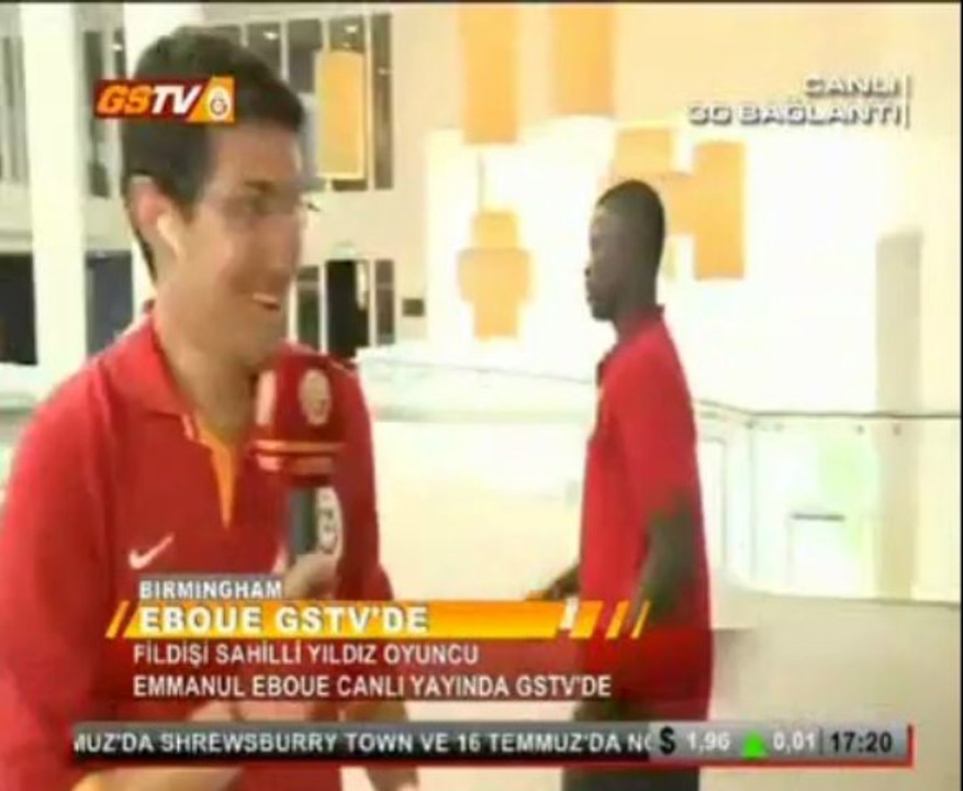 #GSTV | Eboue'nin Açıklamaları (12.07.2013)