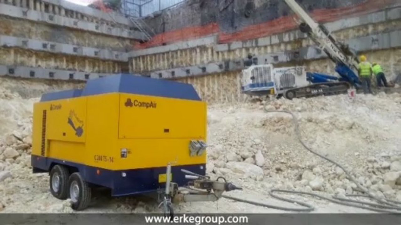 ERKE Dış Ticaret ltd., CompAir C-240 TS-14 TurboScrew Diesel Portable Compressor - Zemintaş - İstanbul