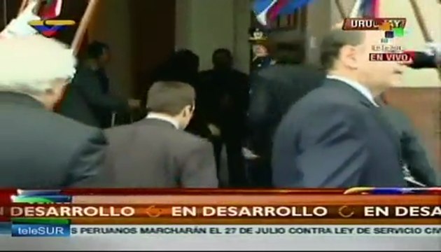 Llegan a Uruguay jefes de Estado para cumbre Mercosur