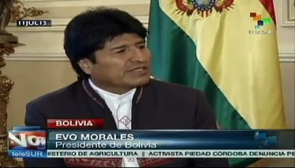 Bolivia desea ingresar al Mercosur: Evo Morales