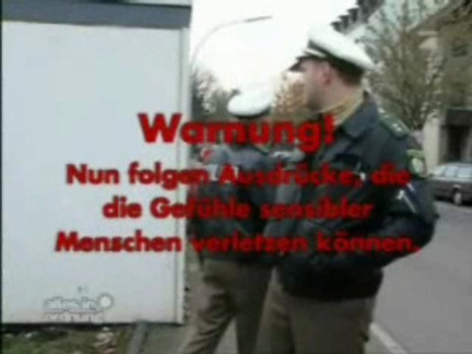 Gestresste Polizistin