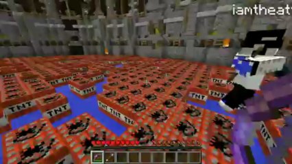 Minecraft Bow Spleef #2 with Vikkstar123