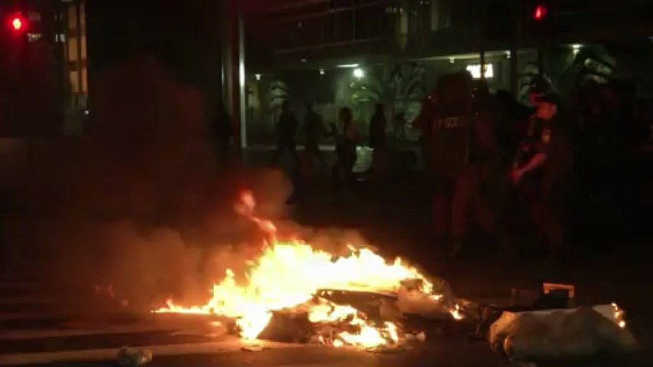 Police, protesters clash in Rio