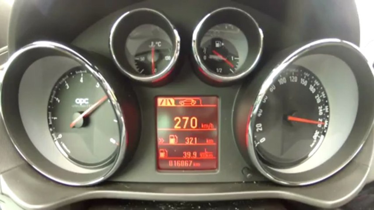 Opel İnsignia OPC UNLİMİTED 285km/h