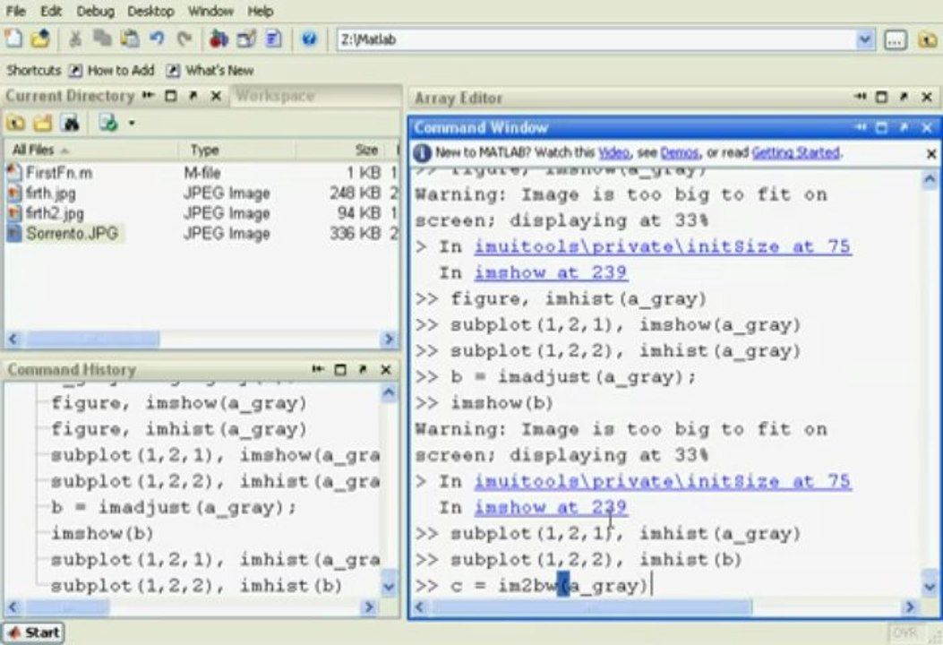 Matlab Image Processing Basic