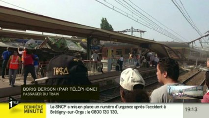 "Le train s'est couché sur le quai"