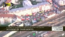 Brétigny-sur-Orge : l'accident ferroviaire vu du ciel