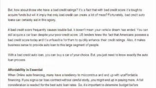 Get Your Dream Car With Affordable Financing Method Of Bad Credit Auto Loans
