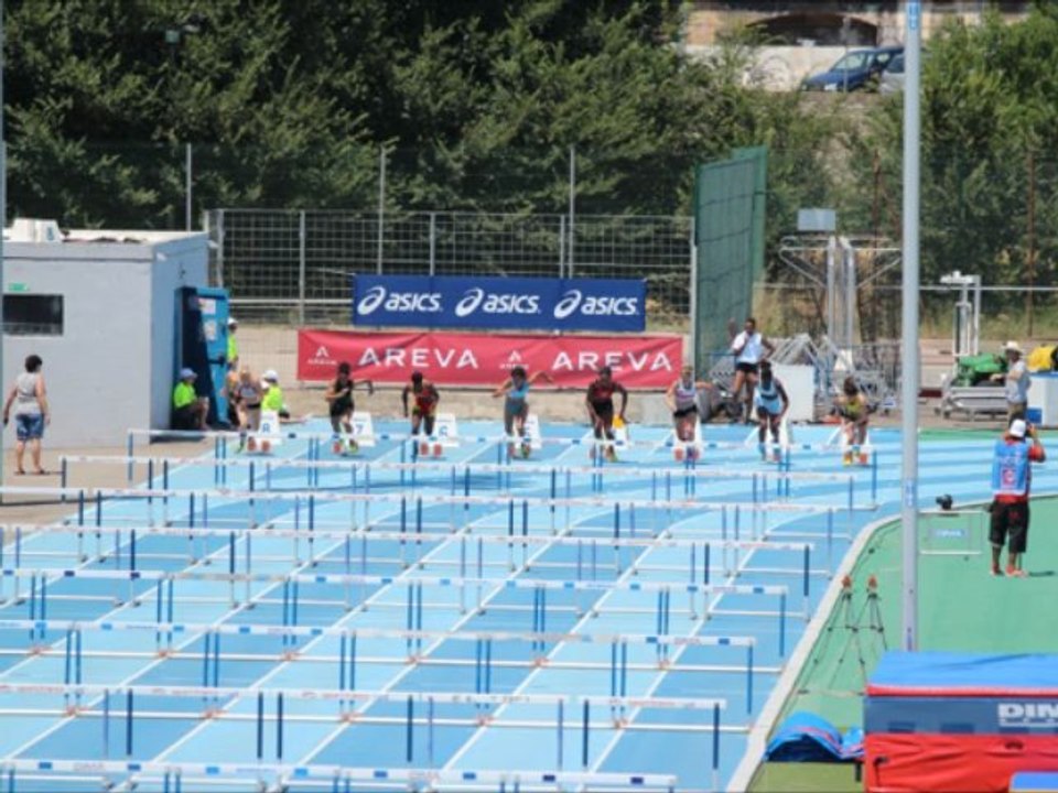 France Espoirs 2013, demi finales et finale 100m haies Sandra