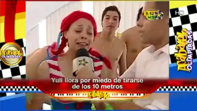 Yuli Flores llora en Las Olimpiadas de Acábatelo