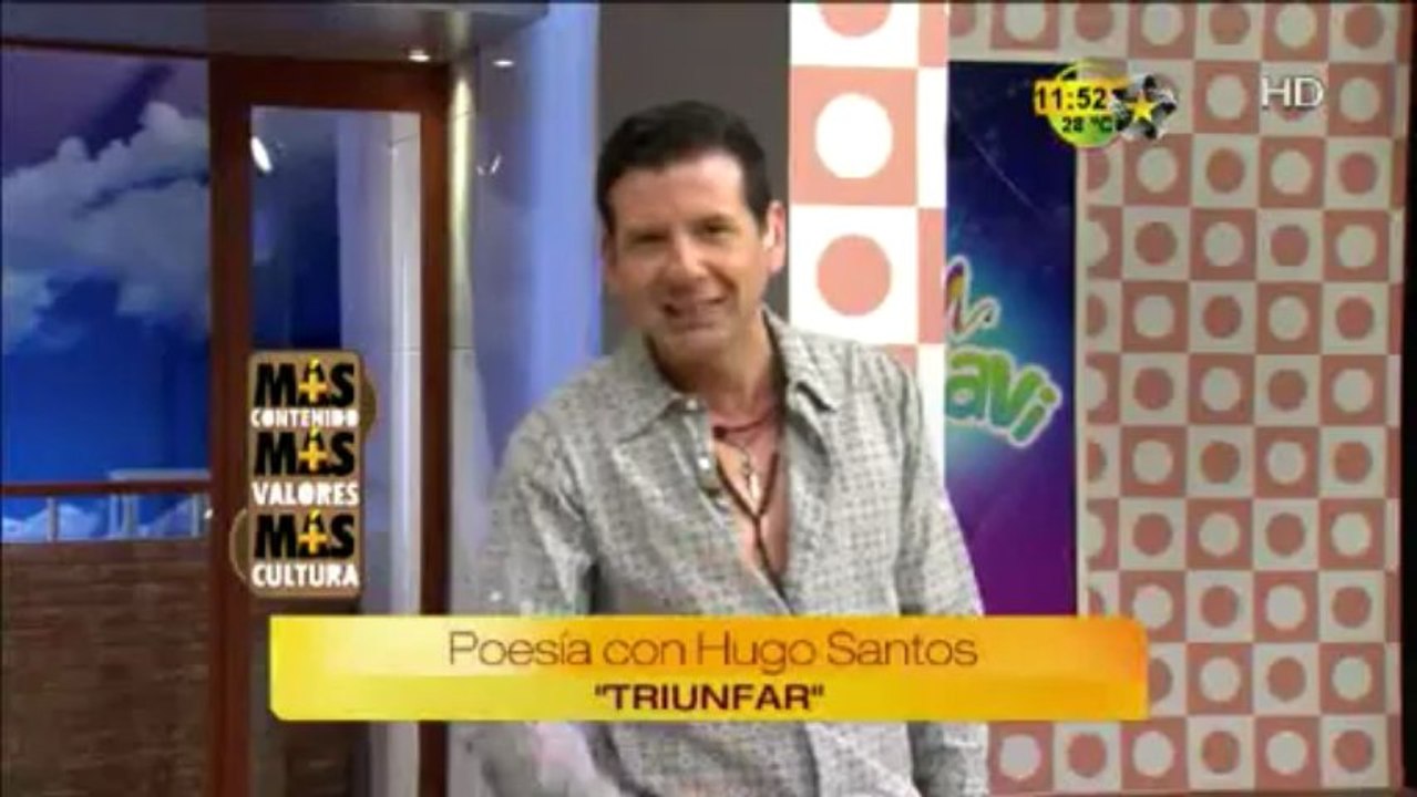 Poesía con Hugo Santos "Triunfar" (Más Contenido,Más Valores y Más Cultura)