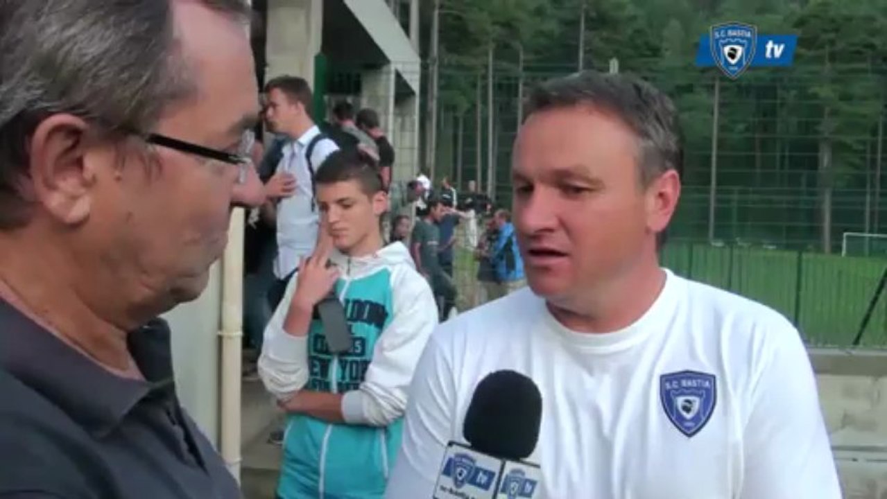 Amical : Bastia 5-3 GFC Ajaccio : Réaction de F. Hantz