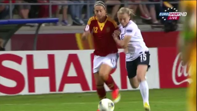 Inglaterra 2 - 3 España UEFA Euro Femenina 2013 Suecia 2ª Parte