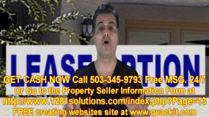 LEASE OPTION wants to BUY YOUR Property