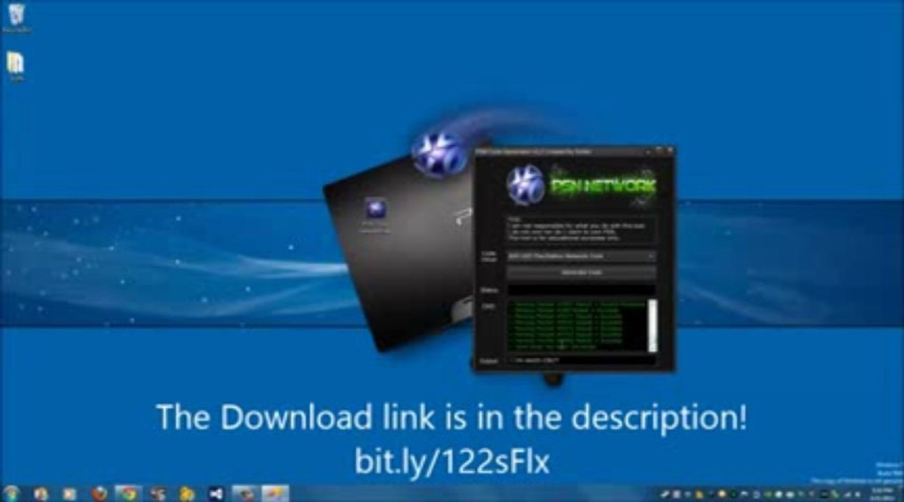 PSN Code Generator # Générateur # Download July - Août 2013 Update