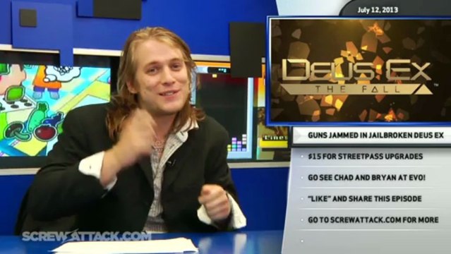 Hard News 07/12/13 - Infinity Blade cancelled, Deus Ex screws over pirates, and new Streetpass updates - Hard News Clip
