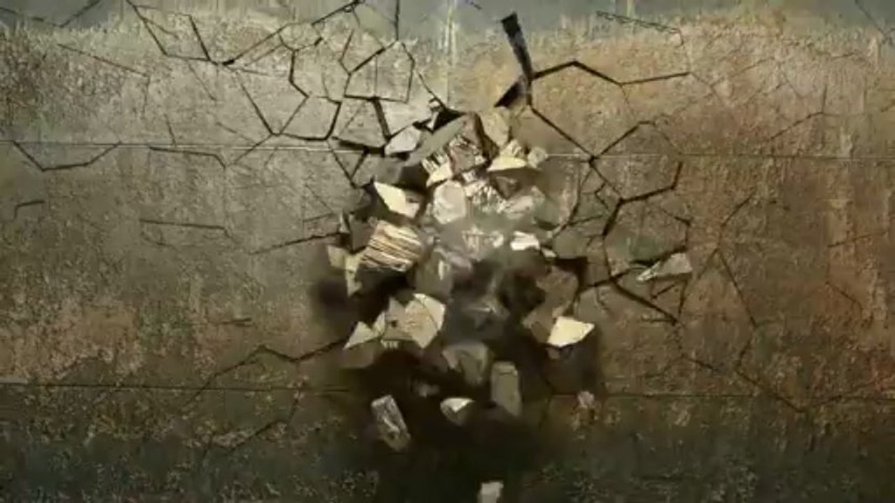 Texte et Mur qui explose