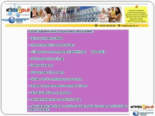 Spanish School in Spain