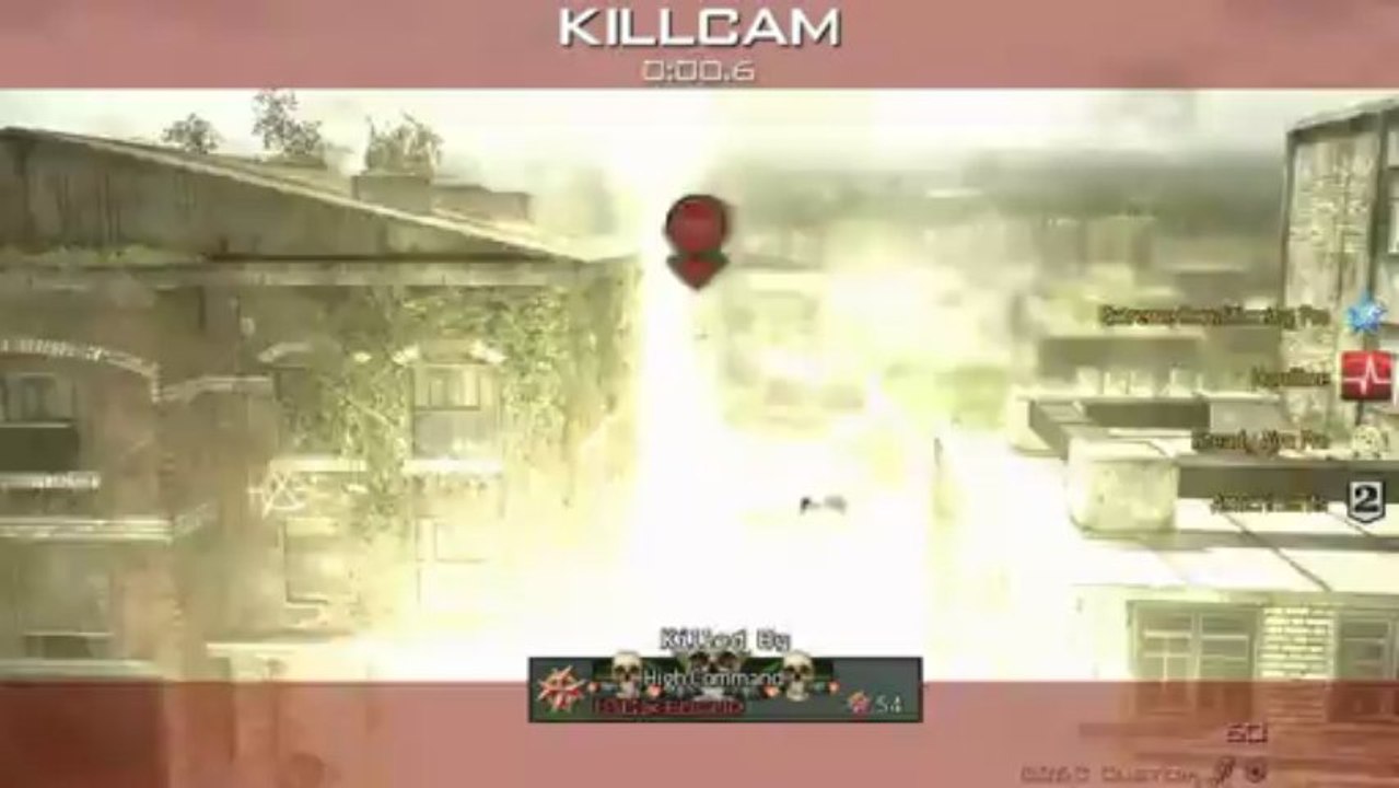 Cross Map IMS Snipe FAIL (MW3 Gameplay)