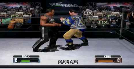 wwf no mercy n64  - the rock vs  jerry the king lawler