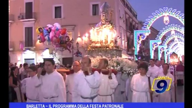 Barletta | Il programma della festa patronale