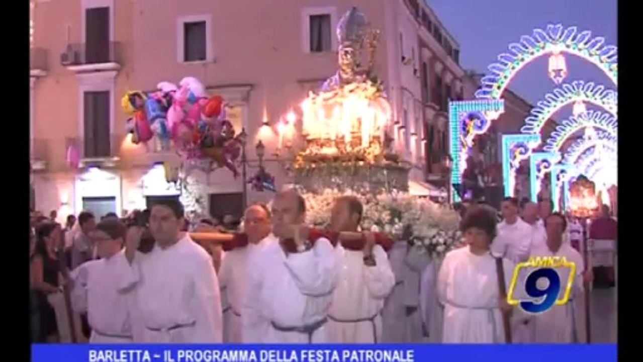 Barletta | Il programma della festa patronale