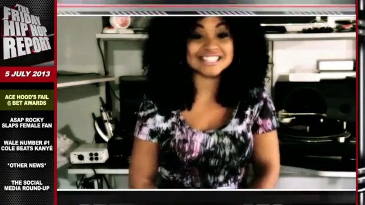 JUMP OFFTV ON 848MOTION FLICKS *The Friday Hip Hop Report* is a weekly Hip Hop News recap show Presented by @ValerieLora & @iAmEmEz. Rihanna Twerking (& Ashanti), Ace Hood's Rolex Fail, ASAP Rocky Slaps Female Fan & More.