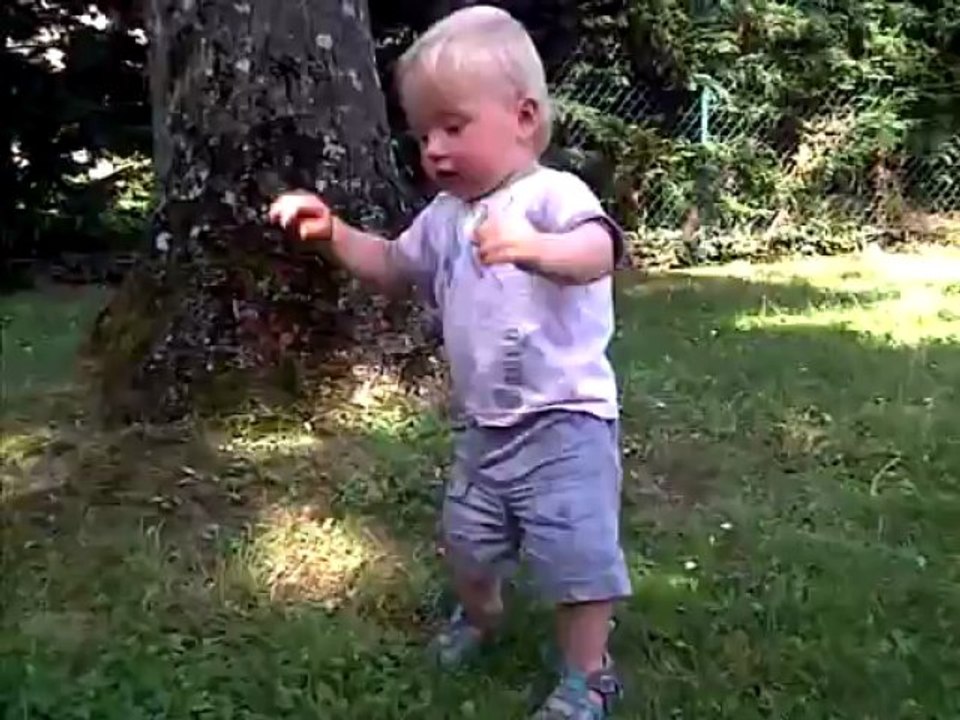 Ses premiers petits pas