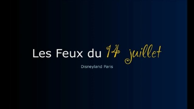 20th Extended Bastille Day Fireworks 2013 - Disneyland Paris