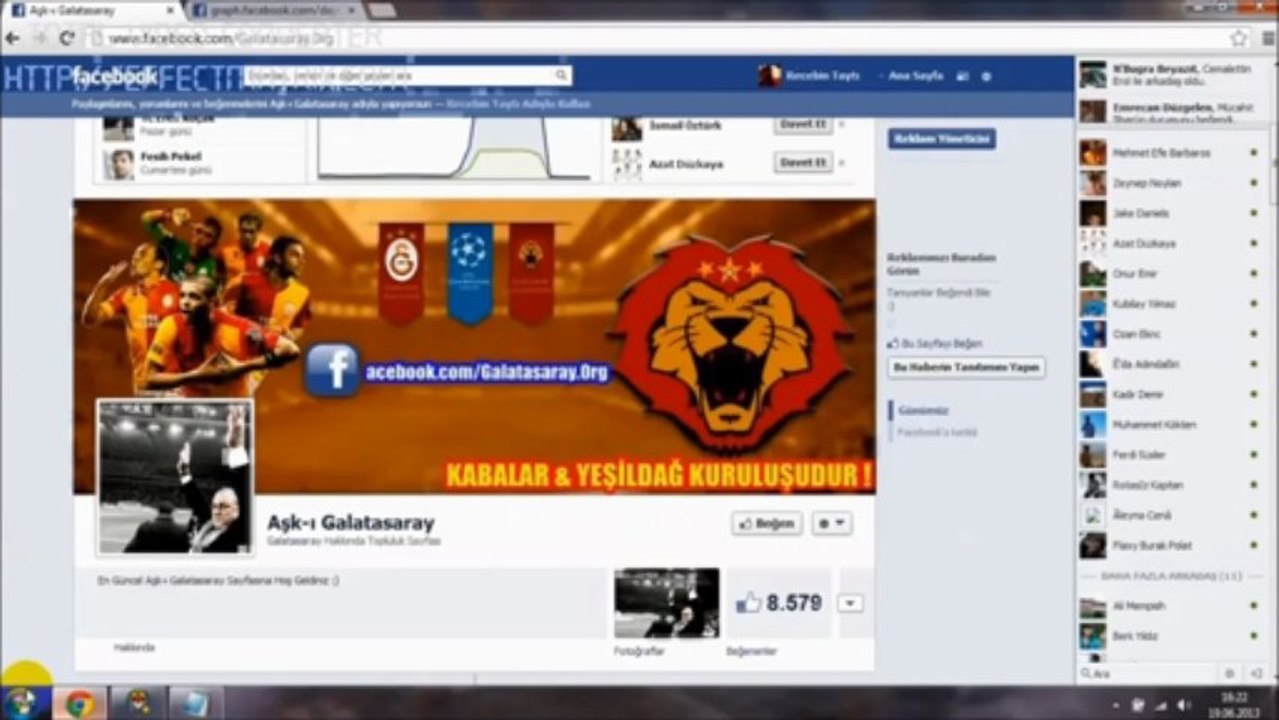 facebook içerikten sayfa çalma