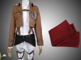 Attack on Titan Cosplay Mikasa Ackerman Jacket Costume Scouting Legion