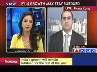 India's Growth will Remain Subdued for the Rest of the Year