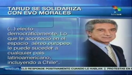 Dipuatdo chileno piden a Piñera solidarizarse con Evo Morales