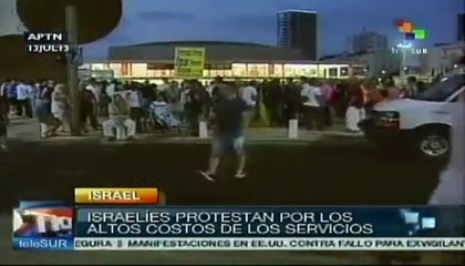 Download Video: Israelíes protestan por altos costos de servicios en su país