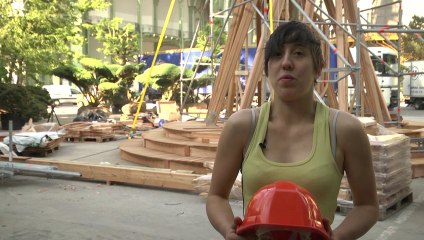 Laura "La Cabane Perchée" ❀ Itw L'Art du Jardin 2013 au Grand Palais