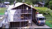 SEVESSAND Constructions Bois - Montage maison passive CHAMONIX - Day n°3