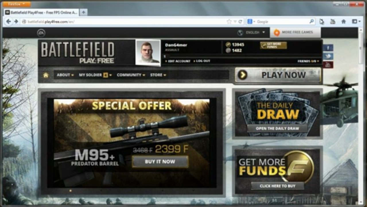 Battlefield Play4free Funds Hack