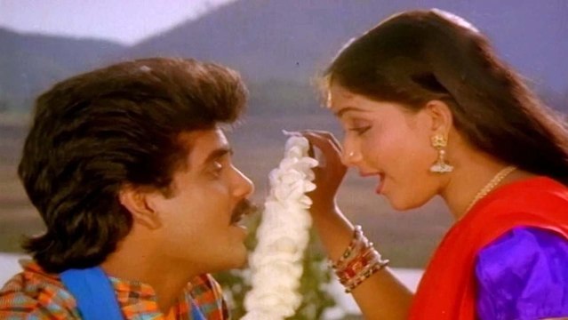 Janaki Ramudu Songs - Na Gonthu Shrutilona - Nagarjuna - Vijaya Shanthi