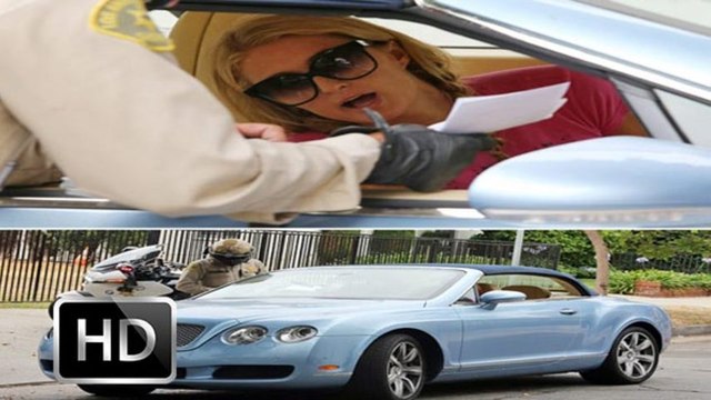 OMG- Paris Hilton Caught On Cam For Speeding Her Bentley In Beverly Hills