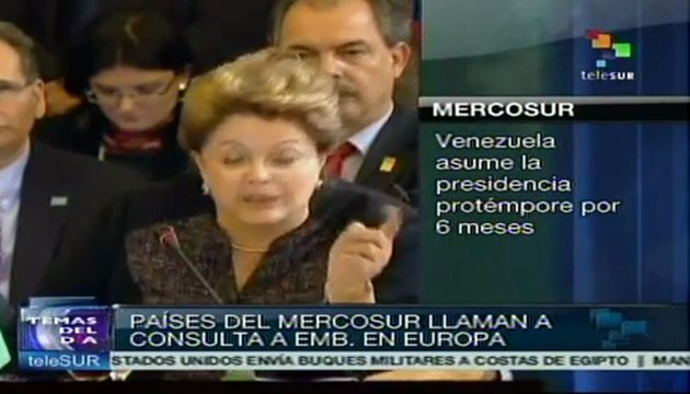 Venezuela asegura trabajará por el reingreso de Paraguay al Mercosur