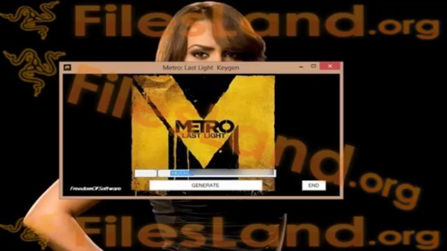 Metro: Last Light CD Key Generator (Keygen) Serial Number/Code XBOX/PS3/PC & Crack Full Game Download