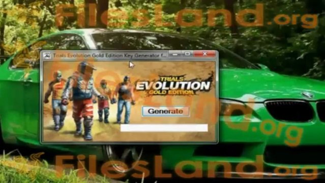 Trials Evolution: Gold Edition CD Key Generator (Keygen) Serial Number/Code Activation XBOX360/PC