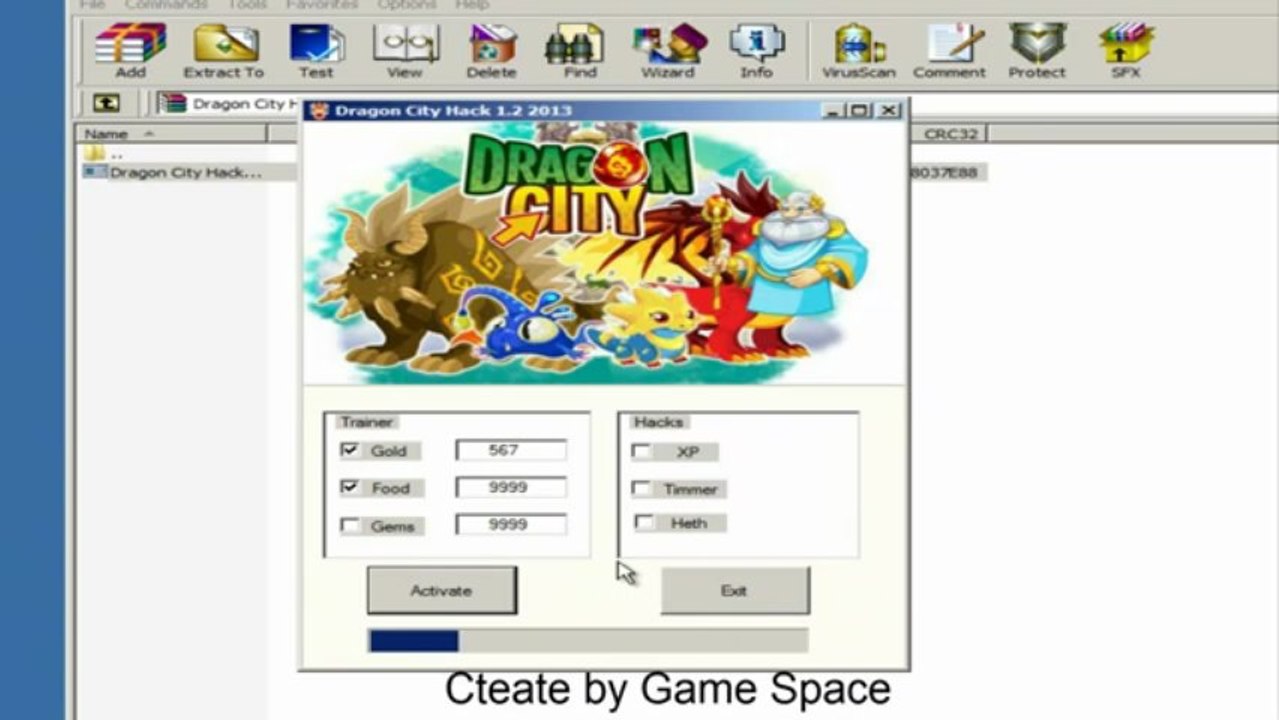 Dragon City Hack tool 2013 v2.1