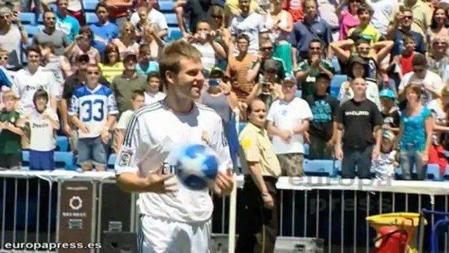 El Real Madrid presenta a Asier Illarramendi