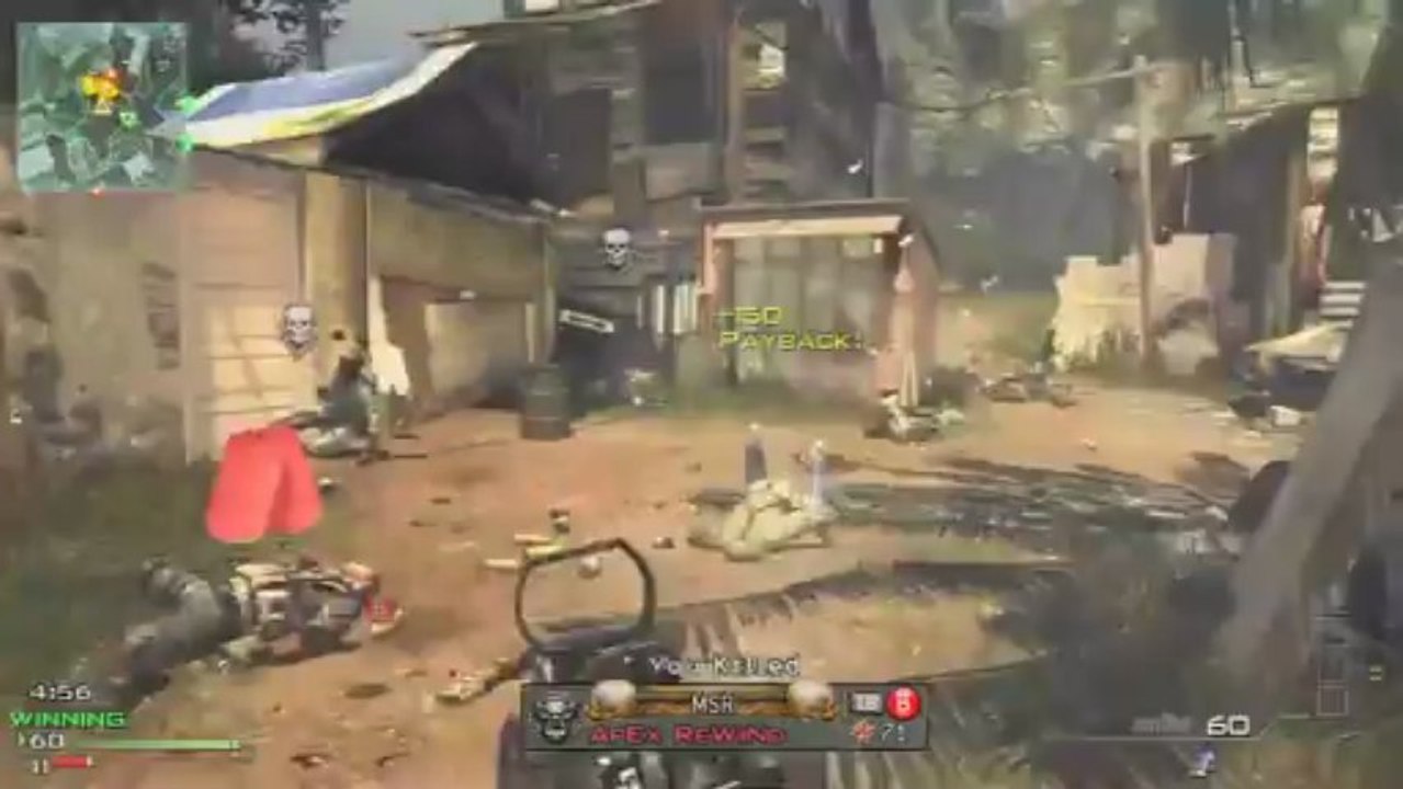 MW3: Juggernaut with Every Gun Show "M4A1" (Modern Warfare 3 Gameplay/Commentary)