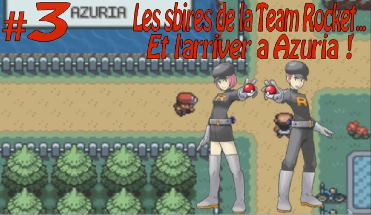 [Let's Play] Pokémon : Vert Feuille - Episode 3 : Les sbires de la Team Rocket et l'arriver à Azuria