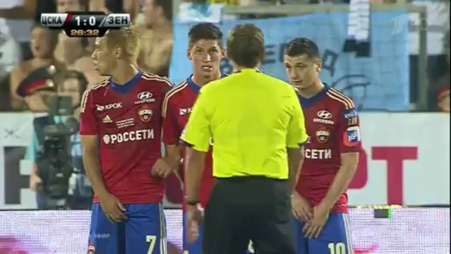 ЦСКА-Зенит Суперкубок 2013 1 тайм