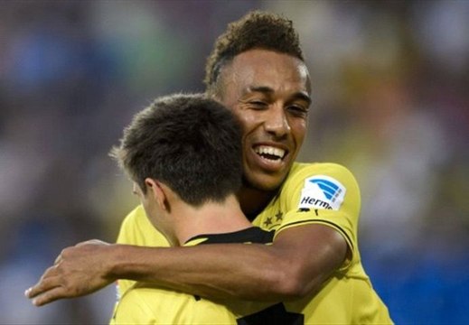 Le premier but d'Aubameyang avec le Borussia Dortmund !