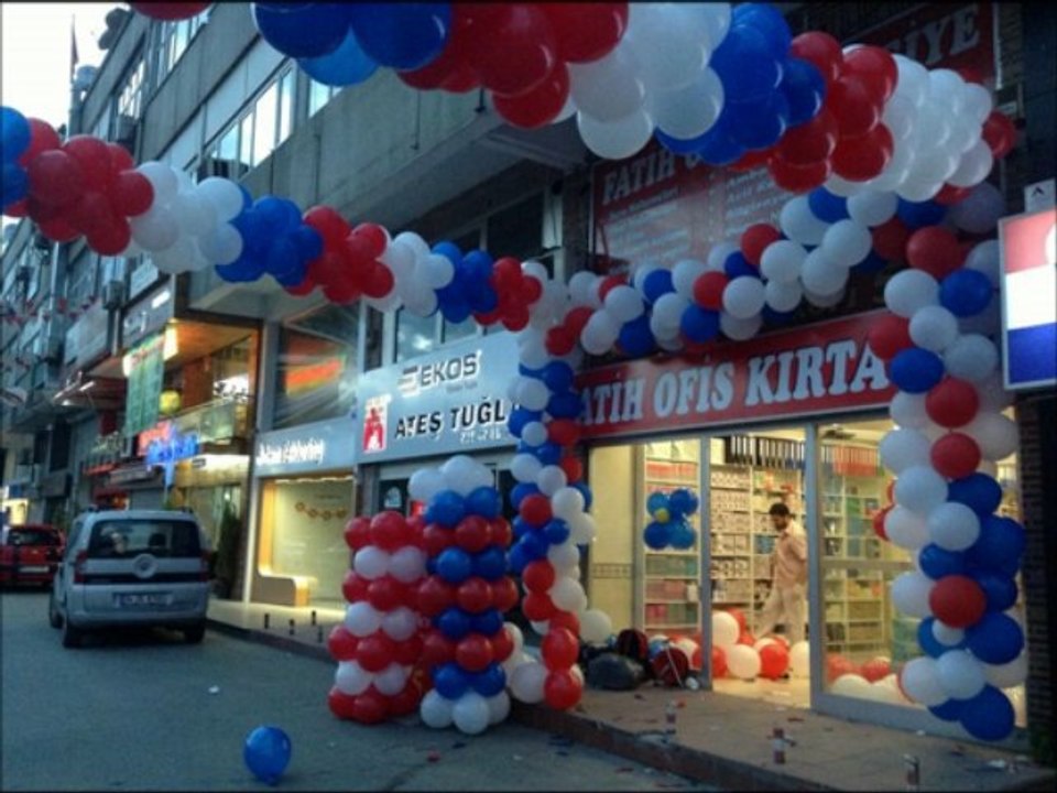AÇILIŞ ORGANİZASYONU,BALON SÜSLEME, 0532 767 57 75