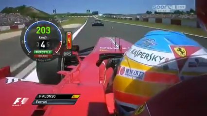 Duelo Hamilton - Alonso Nürburgring 2013